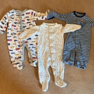 Carter’s baby boy 3 months pajama set onsies